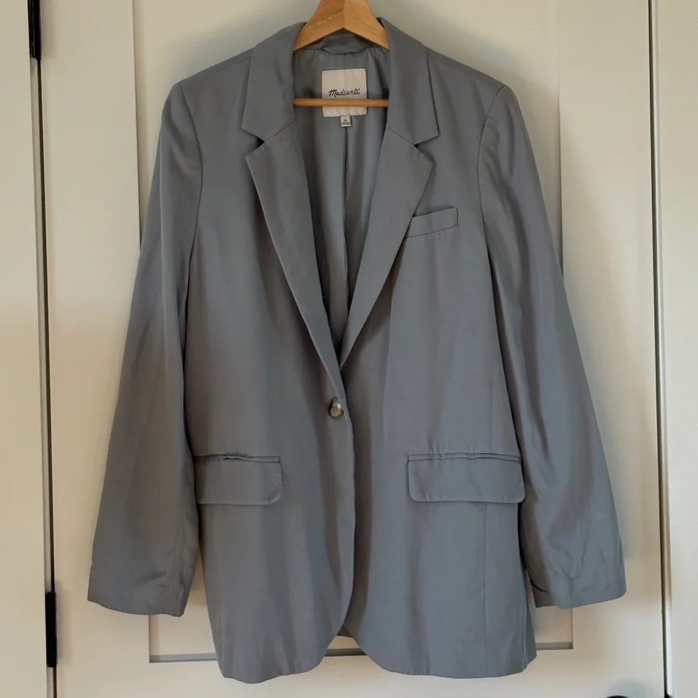 Madewell Light Blue Blazer XL - Picture 1 of 15